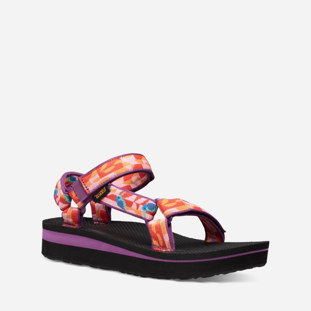 Teva Midform Universal Women's Black / Multicolor Sandals CA49989 Canada Online